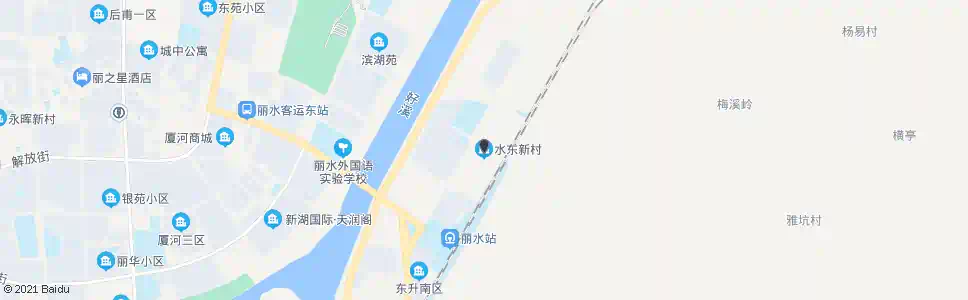 丽水水东新村_公交站地图_丽水公交_妙搜公交查询2025
