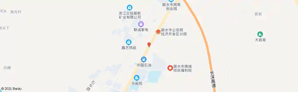 丽水白峰路路口_公交站地图_丽水公交_妙搜公交查询2025