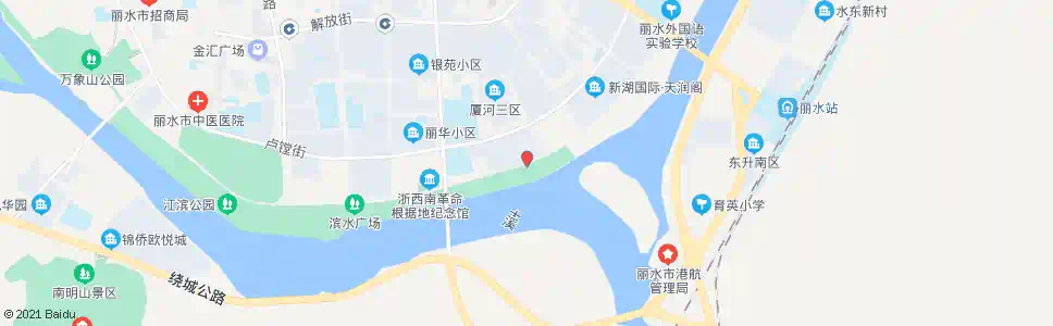 丽水江滨岩生园_公交站地图_丽水公交_妙搜公交查询2025