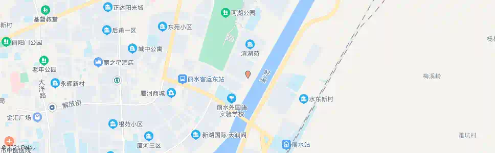 丽水蔚蓝水岸东_公交站地图_丽水公交_妙搜公交查询2025