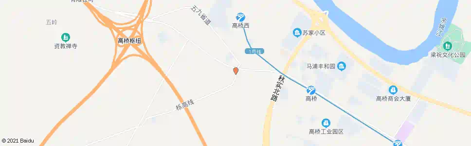 宁波栎高线中山西路口_公交站地图_宁波公交_妙搜公交查询2025