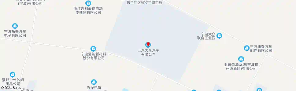 宁波上汽大众_公交站地图_宁波公交_妙搜公交查询2025