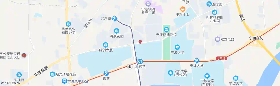 宁波纺织服装学院生活区_公交站地图_宁波公交_妙搜公交查询2025