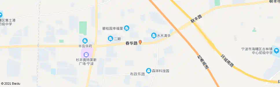 宁波丰城东_公交站地图_宁波公交_妙搜公交查询2025