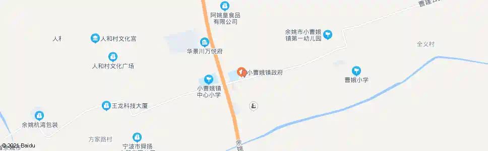 宁波小曹娥镇小_公交站地图_宁波公交_妙搜公交查询2025