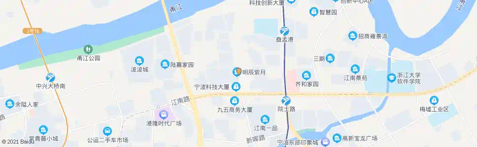 宁波明晨紫月_公交站地图_宁波公交_妙搜公交查询2025