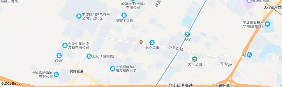 宁波甬江路(南)_公交站地图_宁波公交_妙搜公交查询2025