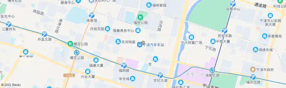 宁波二六市东_公交站地图_宁波公交_妙搜公交查询2025