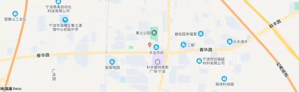 宁波半岛华府(集士港医院)_公交站地图_宁波公交_妙搜公交查询2025