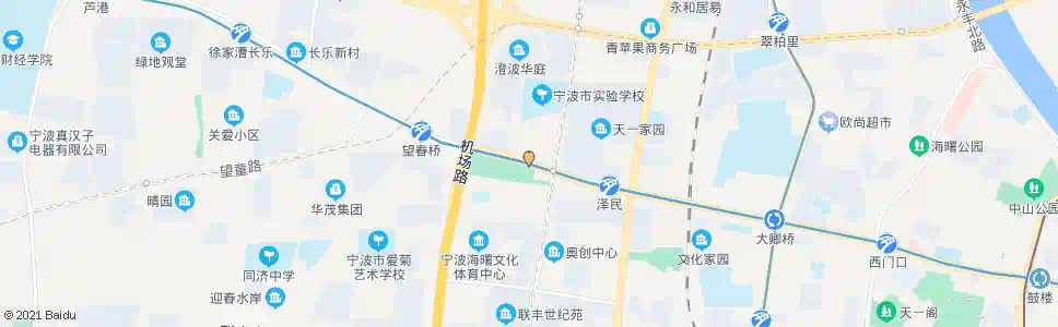宁波中山西路丽园北路口_公交站地图_宁波公交_妙搜公交查询2025