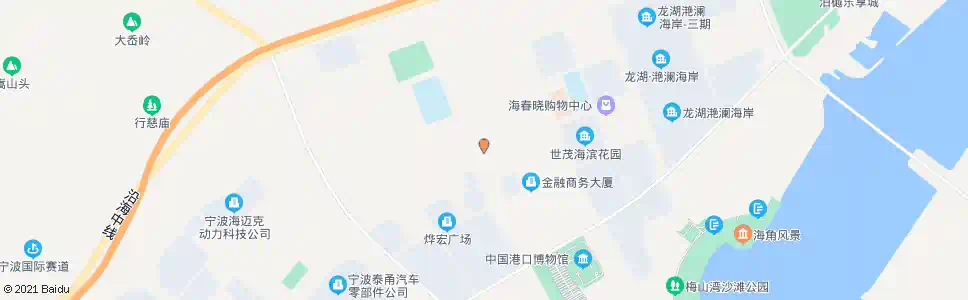 宁波观海路洋沙山路口_公交站地图_宁波公交_妙搜公交查询2025