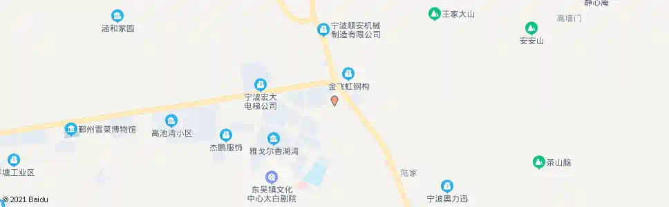 宁波东吴镇政府_公交站地图_宁波公交_妙搜公交查询2025
