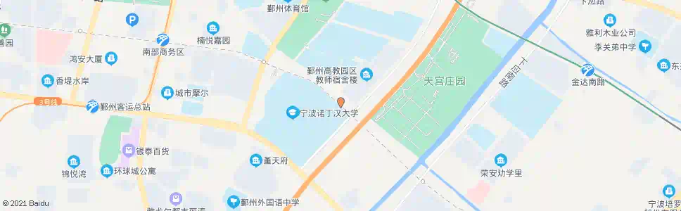 宁波宁波诺丁汉公寓楼_公交站地图_宁波公交_妙搜公交查询2025