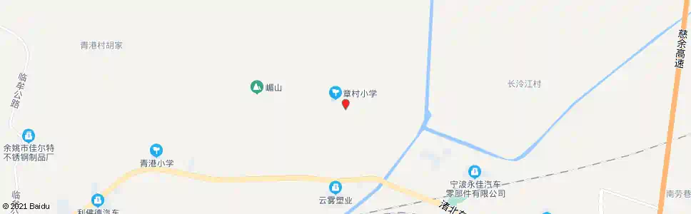 宁波章家_公交站地图_宁波公交_妙搜公交查询2025