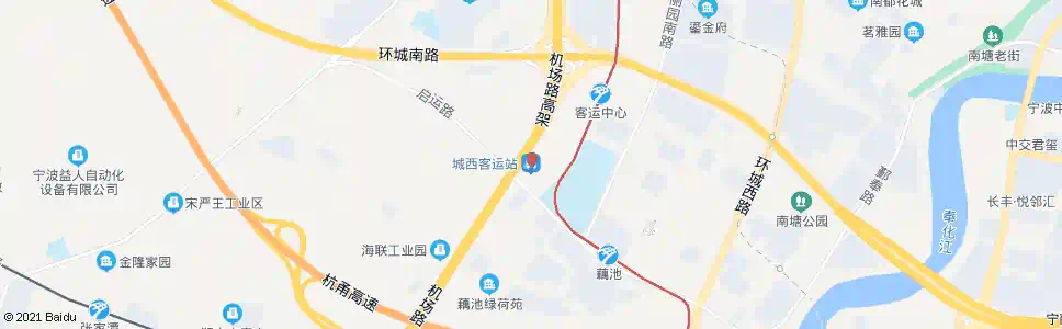 宁波城西客运站_公交站地图_宁波公交_妙搜公交查询2025