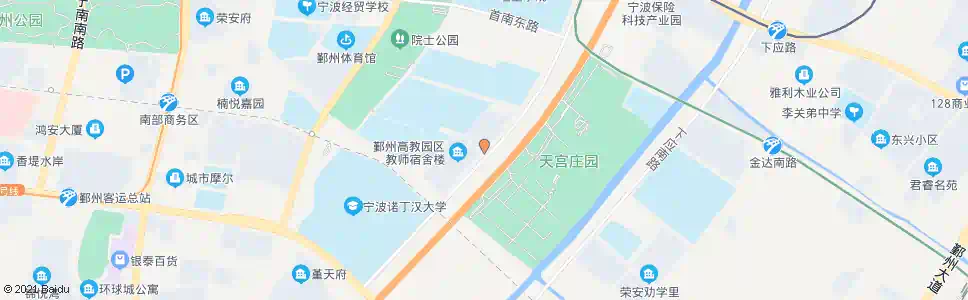 宁波学府苑_公交站地图_宁波公交_妙搜公交查询2025
