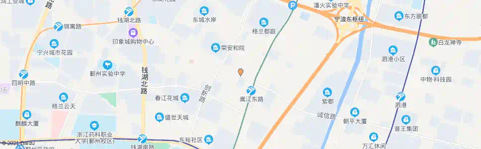 宁波金色珑庭小区_公交站地图_宁波公交_妙搜公交查询2025