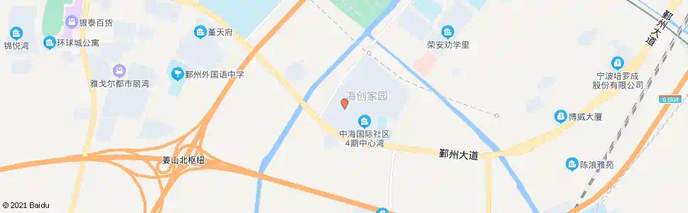 宁波中海国际社区西_公交站地图_宁波公交_妙搜公交查询2025