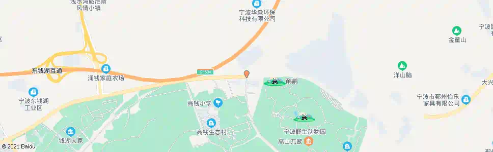 宁波高钱村_公交站地图_宁波公交_妙搜公交查询2025