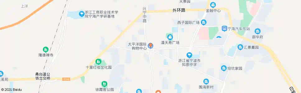 宁波太平洋购物广场_公交站地图_宁波公交_妙搜公交查询2025