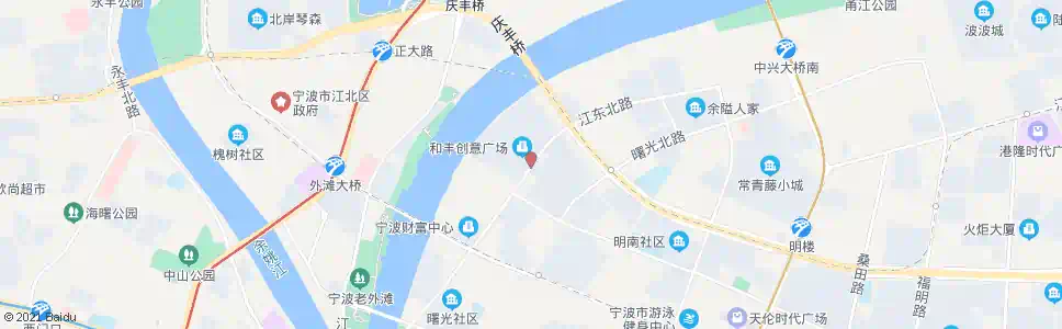宁波和丰创意广场(柴家漕)_公交站地图_宁波公交_妙搜公交查询2025