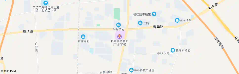 宁波奥特莱斯广场_公交站地图_宁波公交_妙搜公交查询2025