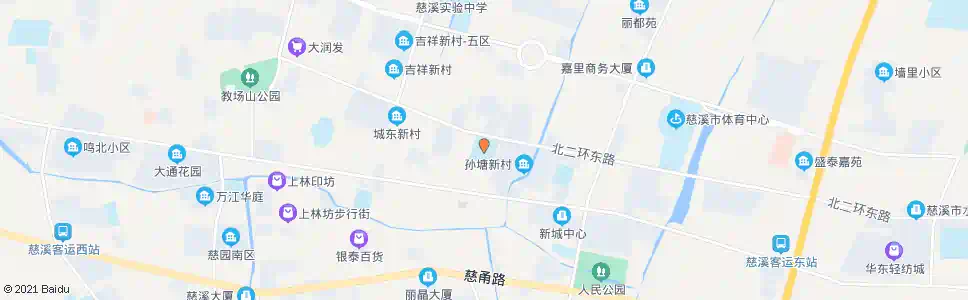宁波实验小学(北二环站点)_公交站地图_宁波公交_妙搜公交查询2025