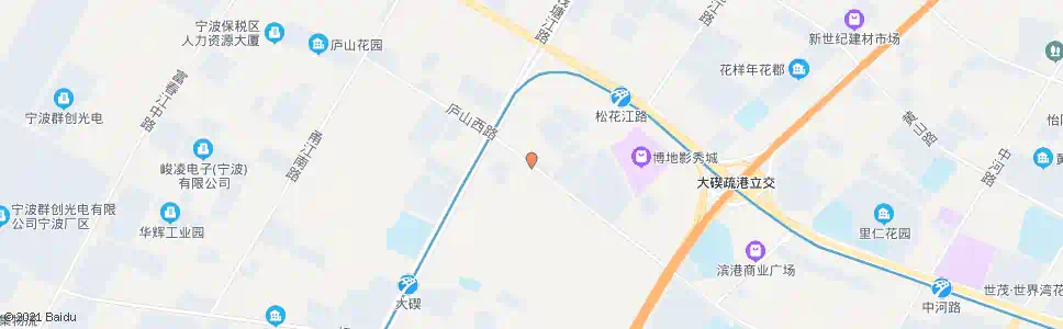 宁波庐山西路_公交站地图_宁波公交_妙搜公交查询2025