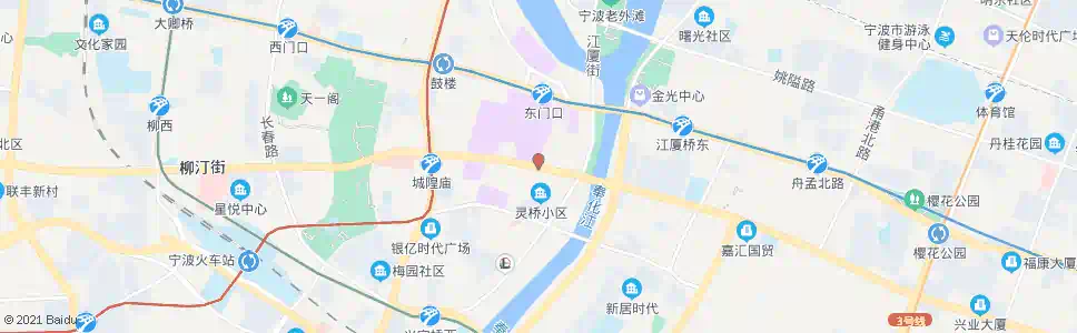 宁波灵桥西(日新街)_公交站地图_宁波公交_妙搜公交查询2025