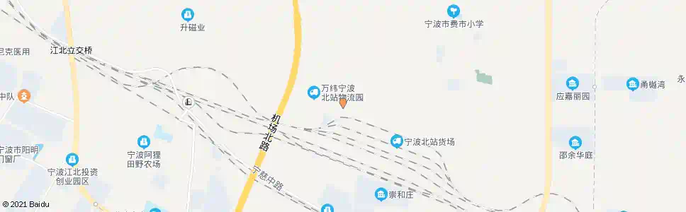 宁波铁路宁波北站东_公交站地图_宁波公交_妙搜公交查询2025
