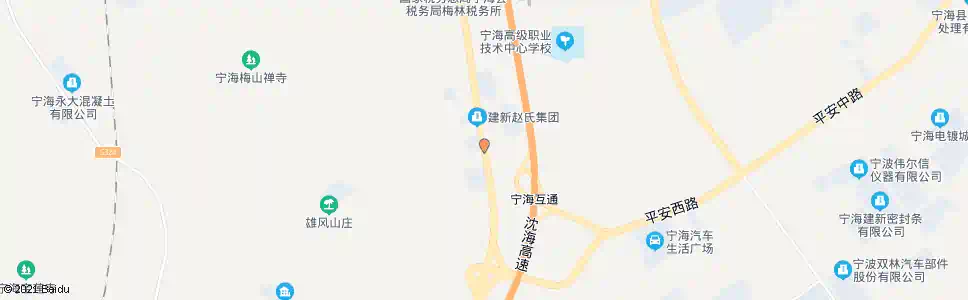 宁波三军庄_公交站地图_宁波公交_妙搜公交查询2025