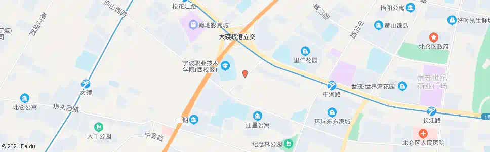 宁波宁波职业技术学院_公交站地图_宁波公交_妙搜公交查询2025