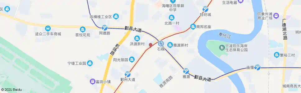 宁波万国商城_公交站地图_宁波公交_妙搜公交查询2025