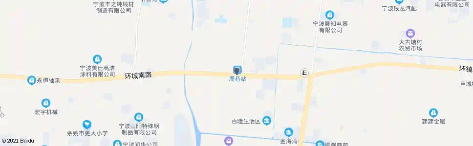 宁波周巷汽车站(食品城)_公交站地图_宁波公交_妙搜公交查询2025