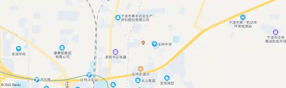 宁波庄桥(奇艺国广场)_公交站地图_宁波公交_妙搜公交查询2025
