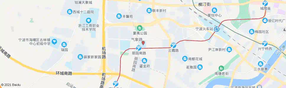 宁波荣安实验中学_公交站地图_宁波公交_妙搜公交查询2025