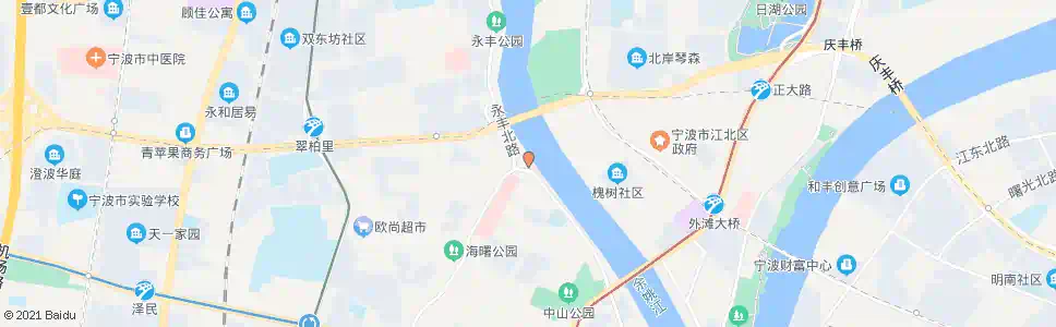 宁波华慈医院(宁波市图书馆)_公交站地图_宁波公交_妙搜公交查询2025