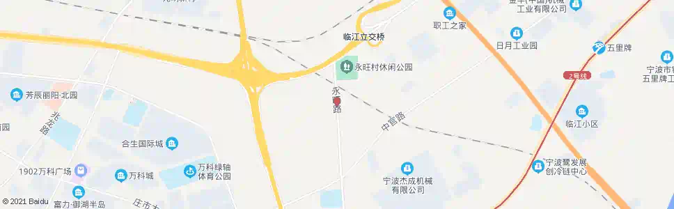 宁波永旺村委_公交站地图_宁波公交_妙搜公交查询2025