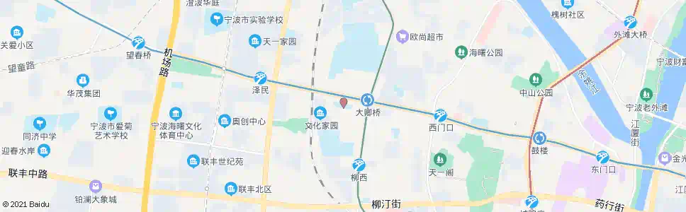 宁波实验小学_公交站地图_宁波公交_妙搜公交查询2025