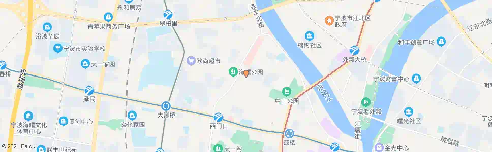 宁波西北街_公交站地图_宁波公交_妙搜公交查询2025