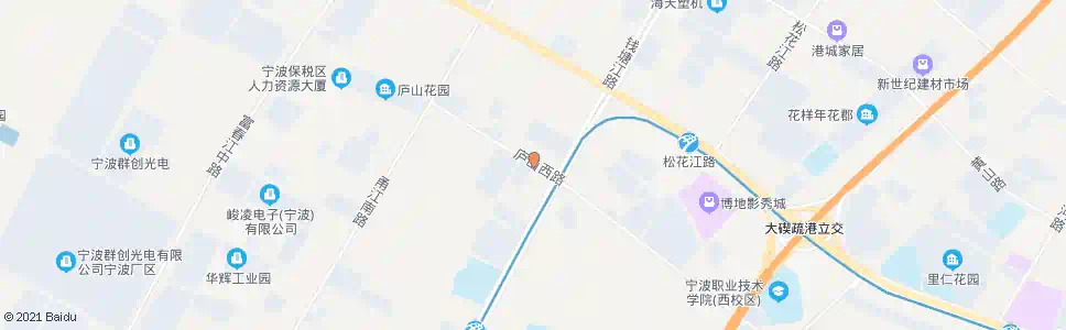 宁波钱塘江路(庐山西路)_公交站地图_宁波公交_妙搜公交查询2025