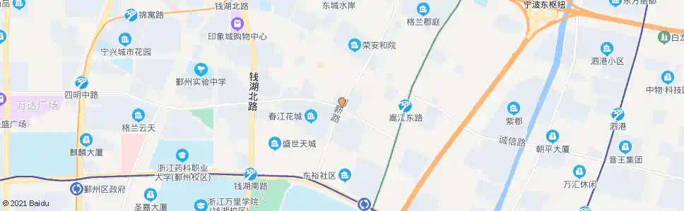 宁波创新路四明东路口_公交站地图_宁波公交_妙搜公交查询2025