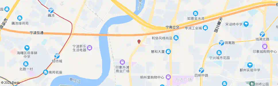 宁波公交嵩江西路站_公交站地图_宁波公交_妙搜公交查询2025