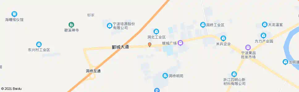 宁波洞桥菜场_公交站地图_宁波公交_妙搜公交查询2025