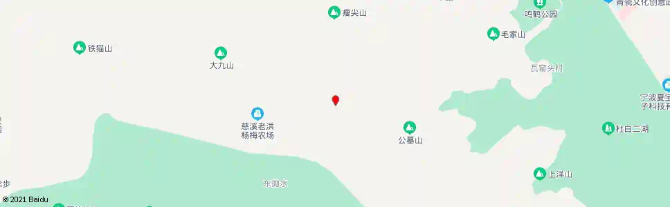 宁波白洋瀑布_公交站地图_宁波公交_妙搜公交查询2025