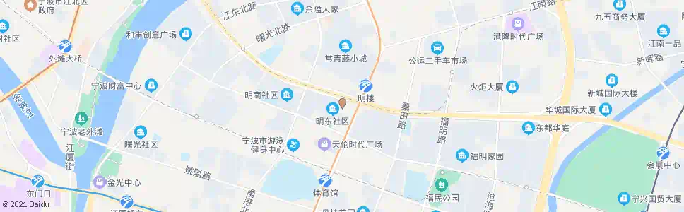 宁波明楼中学_公交站地图_宁波公交_妙搜公交查询2025