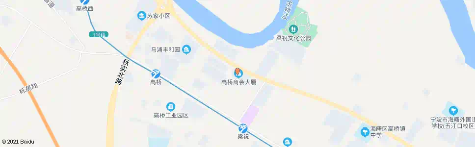 宁波高桥镇政府_公交站地图_宁波公交_妙搜公交查询2025