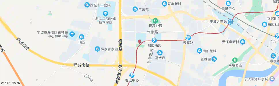 宁波宁波第二技师学院_公交站地图_宁波公交_妙搜公交查询2025