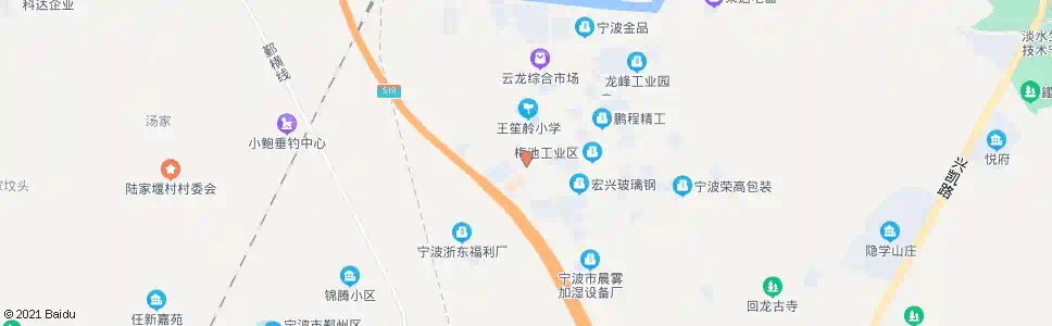 宁波枫林(公交云龙站)_公交站地图_宁波公交_妙搜公交查询2025