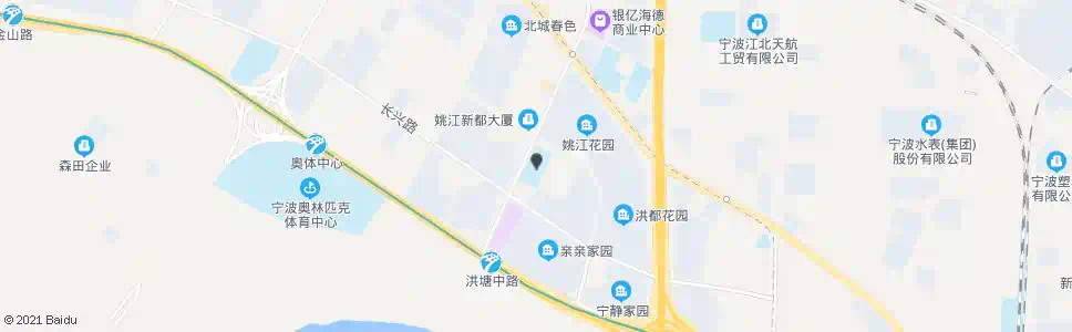 宁波公交洪塘中路站(洪塘中心小学)_公交站地图_宁波公交_妙搜公交查询2025
